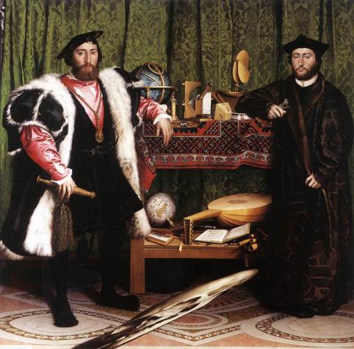 Hans Holbein, The Ambassadors 1533 
